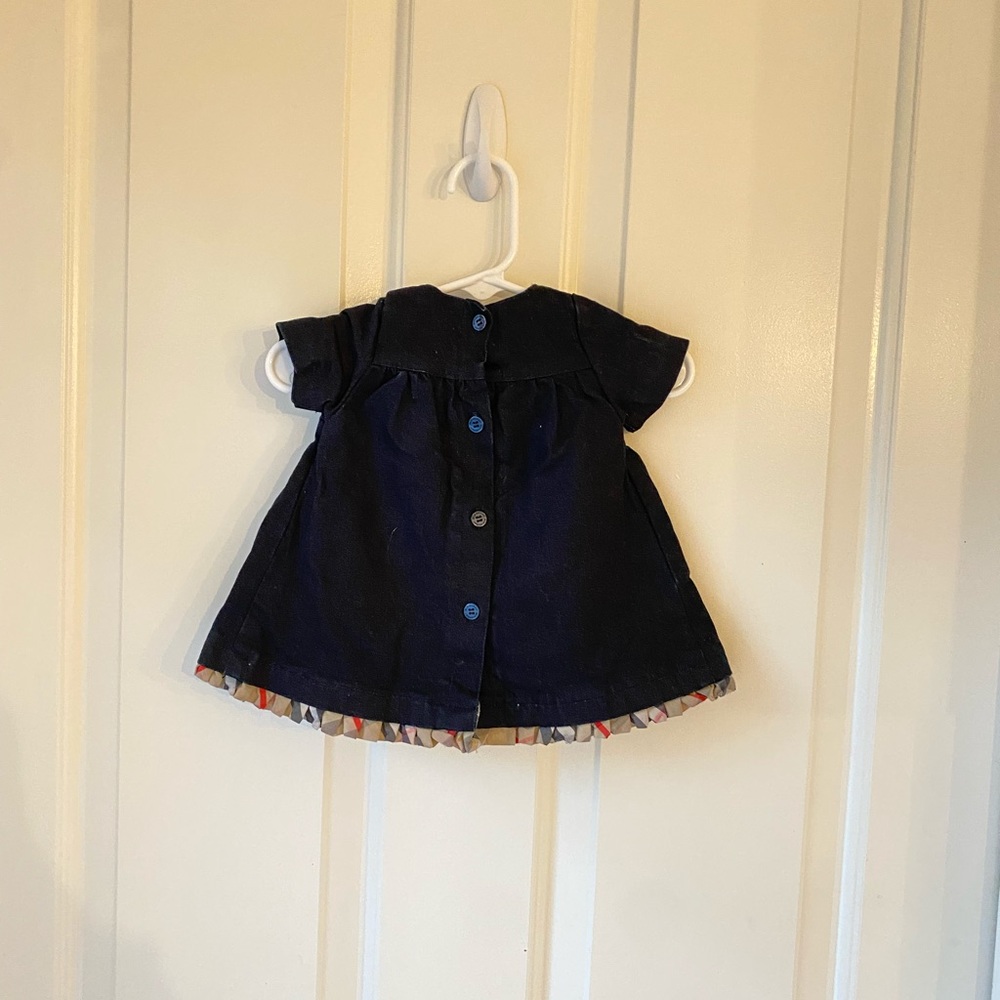 Burberry Infant Girls Denim Dress - Picture 9 of 12